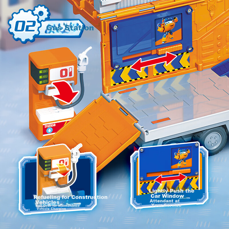 AULDEY Super Wings Dali Repair Truck Pretend Play Set