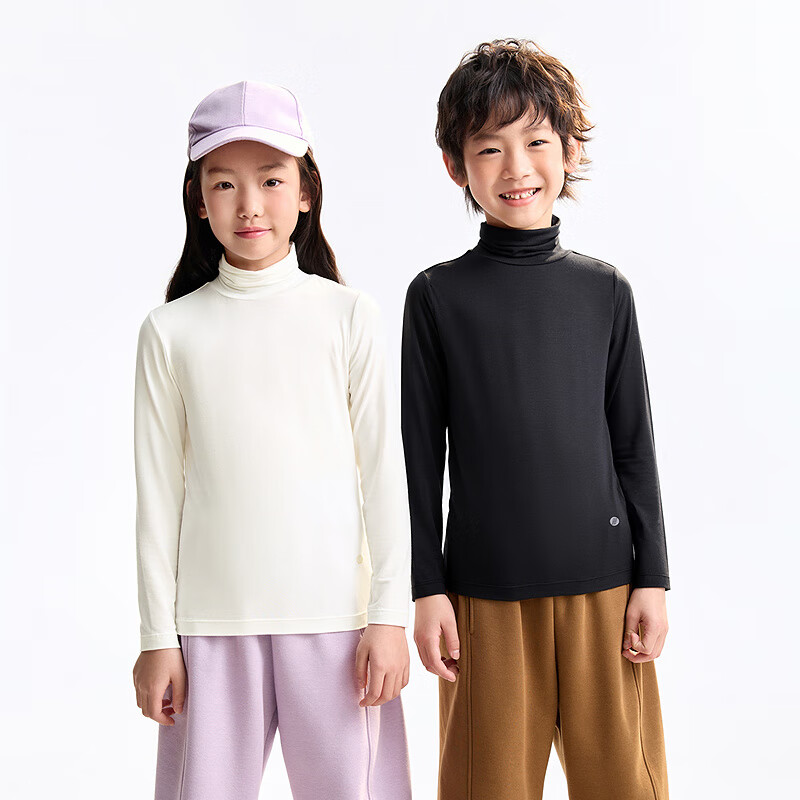 Annil Kids High Collar Long Sleeve T-Shirt