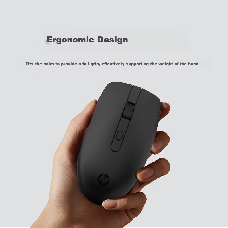 HP Silent Wireless Mouse - Portable for Home & Office
