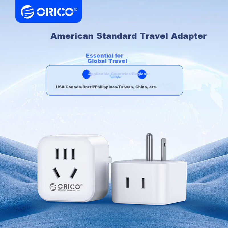 ORICO UK to China Plug Adapter Socket Power Strip