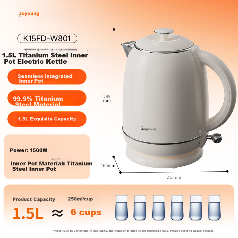 Joyoung High-Purity Titanium Electric Kettle