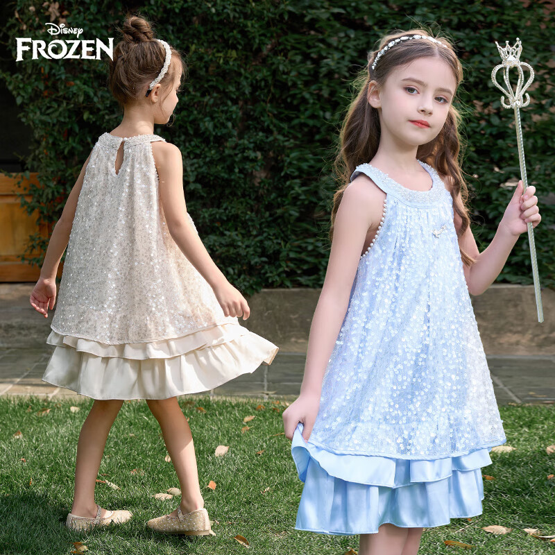 Disney Princess Elsa Girls' Summer Dress