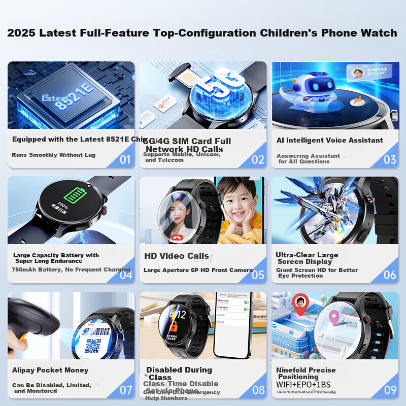 AELVO Smartwatch for Kids