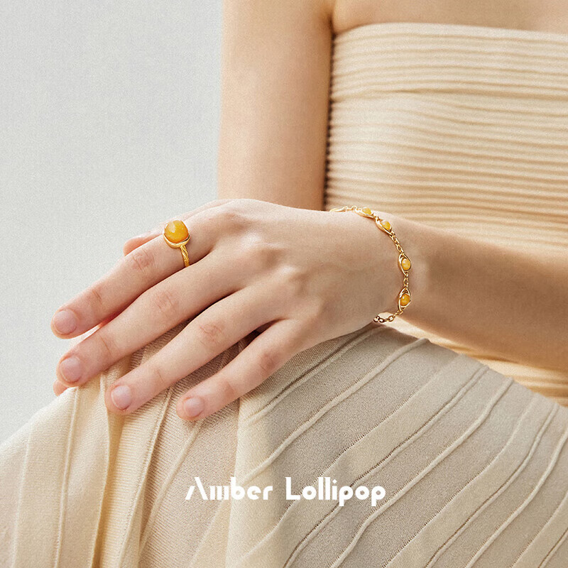 Amber Lollipop by [Brand] - Sparkling Yellow Art Edition