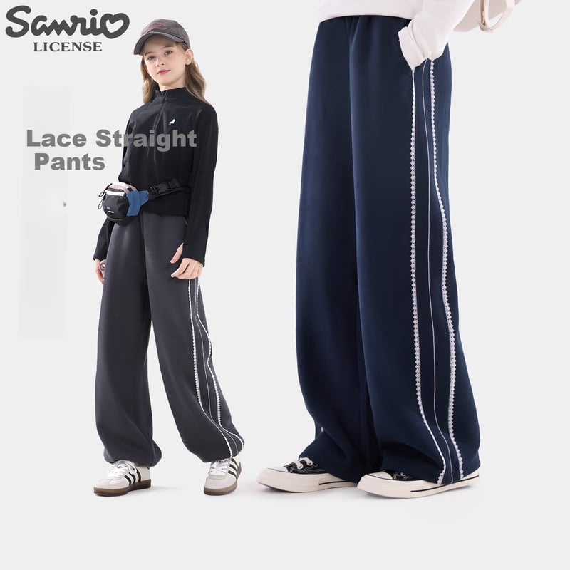 Hello Kitty Girls' Casual Sweatpants, Spring Autumn