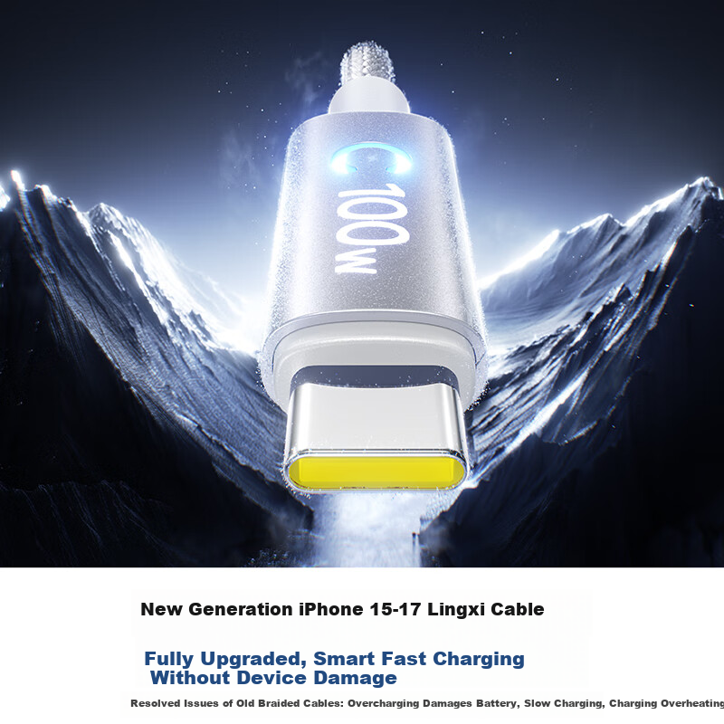 BASEUS Dual-Head Type-C PD100W Super Fast Charge Cable