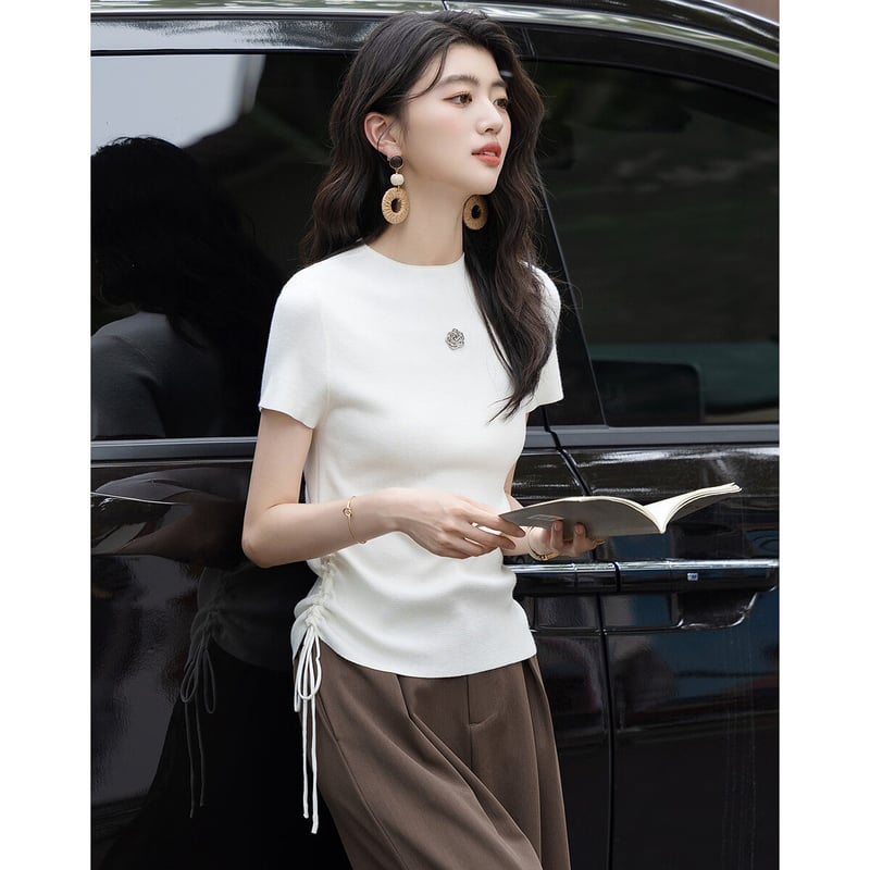 Dme Double C Waistline Sweater