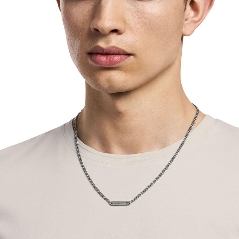 Emporio Armani Men's ID Necklace EGS3188040