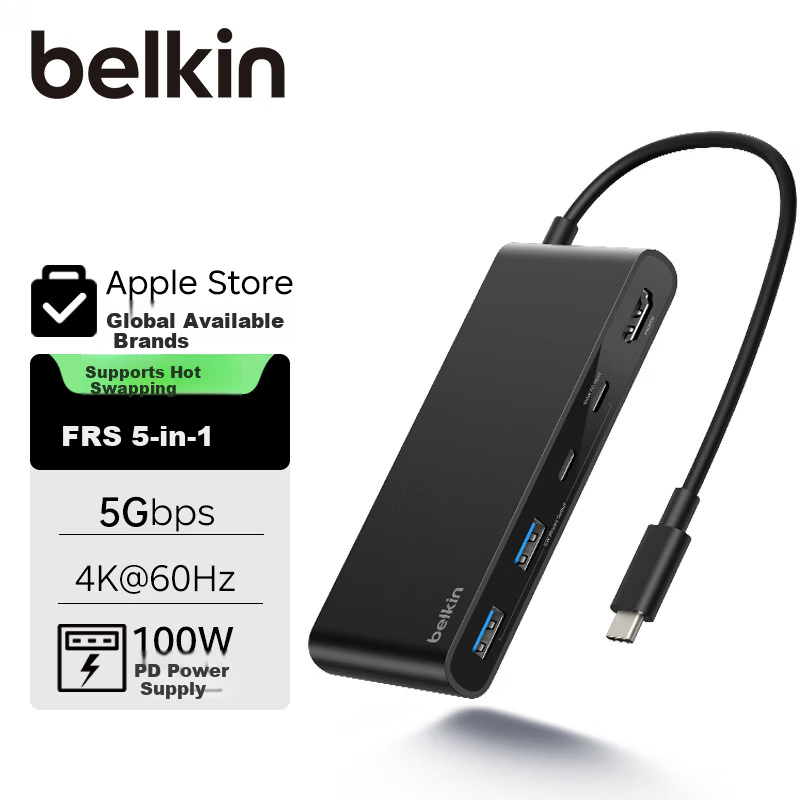 Belkin 5-in-1 Type-C Docking Station for iPad and MacBook