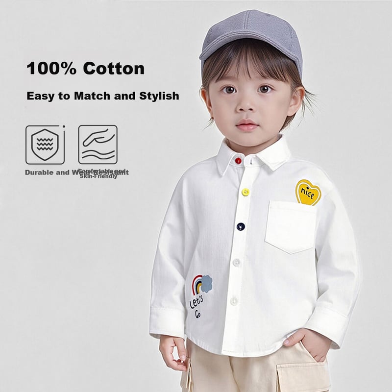 Doxiluca Boys' Penguin Print Shirt