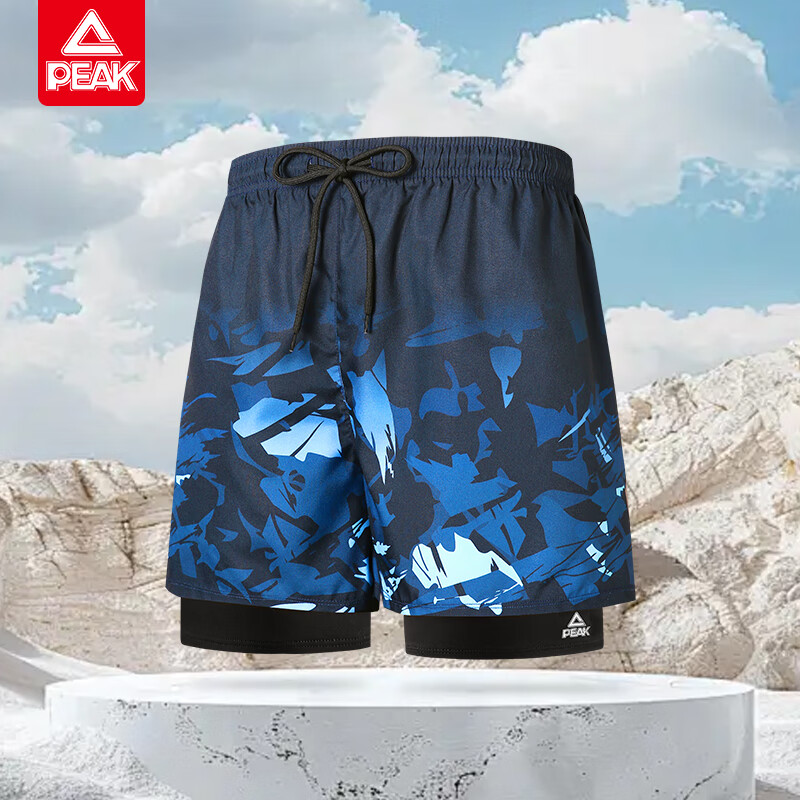 PEAK Men's Floral Swim Shorts