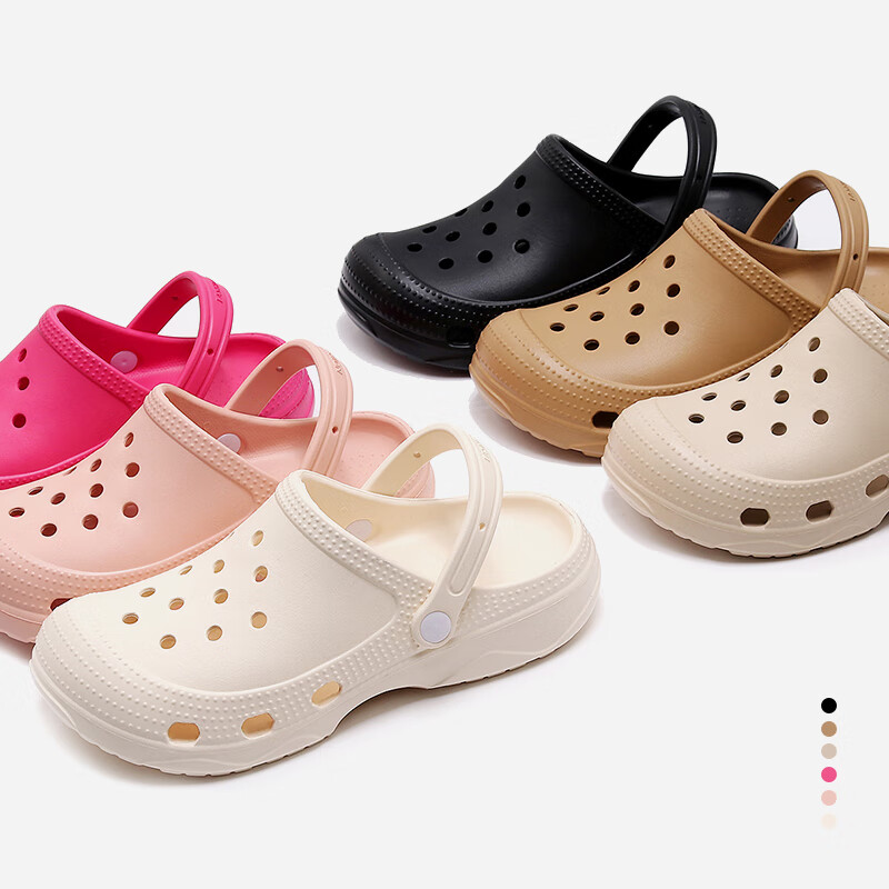 GUOLUOFEI Men's Perforated Beach Sandals