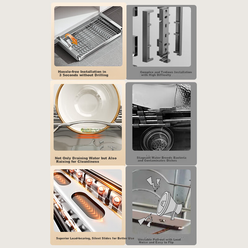 Shuaishi Expandable Dish Rack