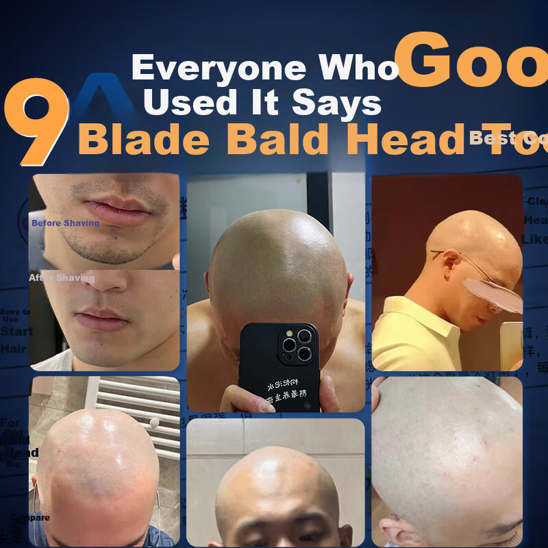 AUX Bald Head Hair Clipper Electric Shaver for Men