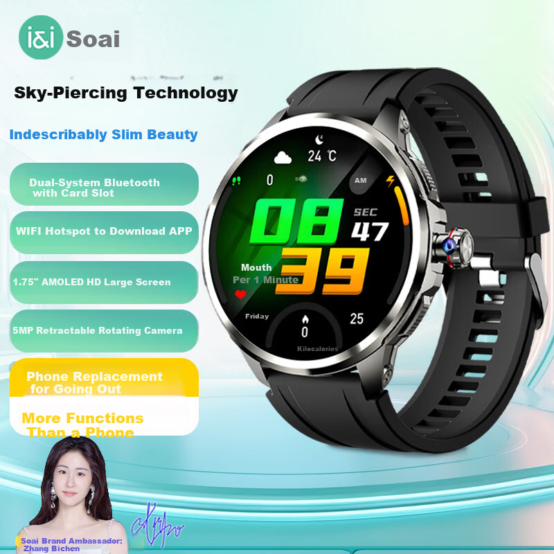 SOAI H99 Rotating Camera Smartwatch