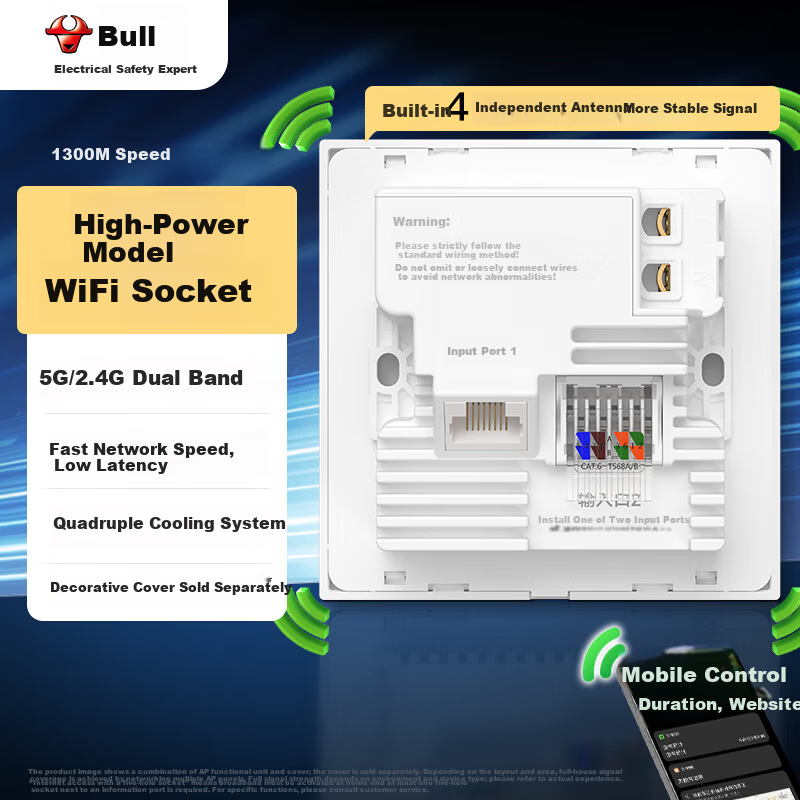 BULL WiFi 6 Socket - 3000 Mbps