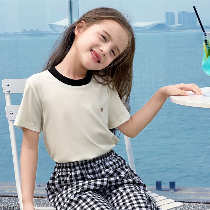 Tutuxiaoxiang Girls' Short-Sleeve T-Shirt