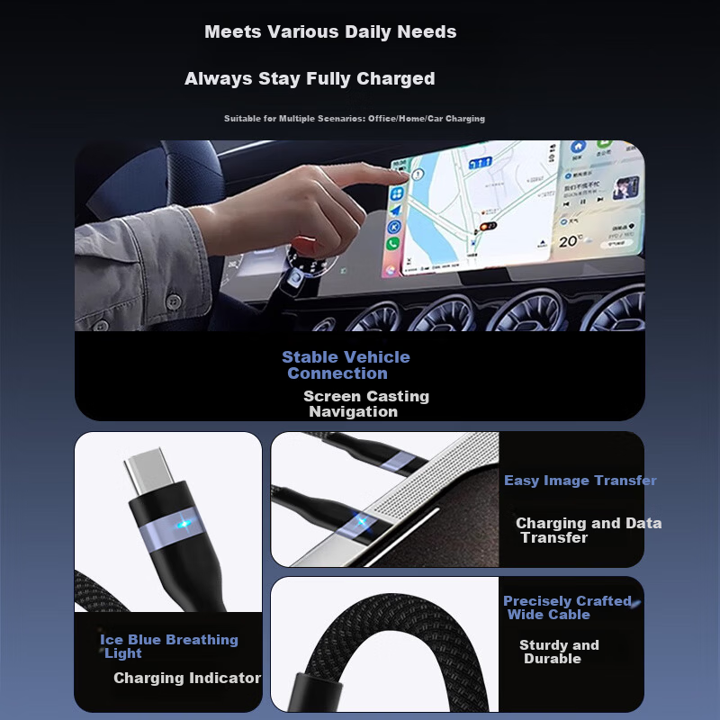 Smorss Ultra-Fast Type-C Charging Cable