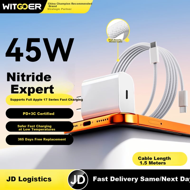 WITGOER GaN Charger for iPhone Pro Max