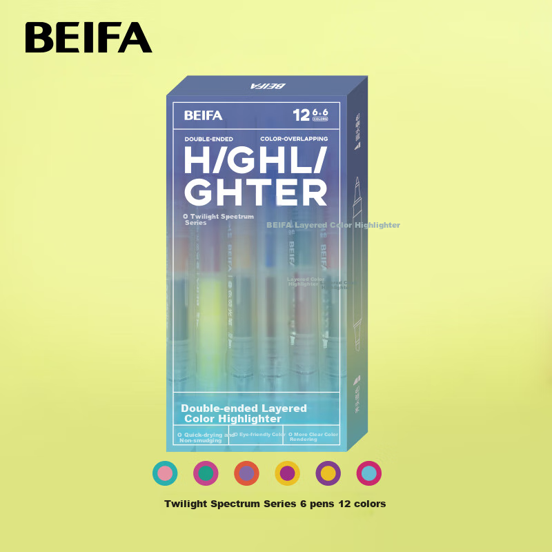 BEIFA Dual-Head Fluorescent Pen