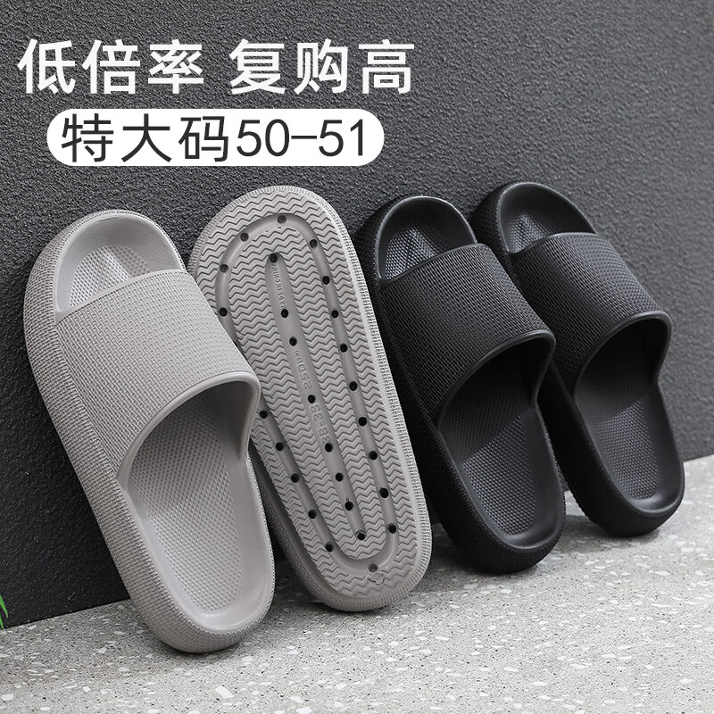 XGGC Men's Thick Sole Cushioned Slippers