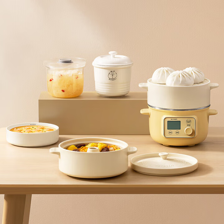 Buydeem Lotus White Ceramic Plate Set