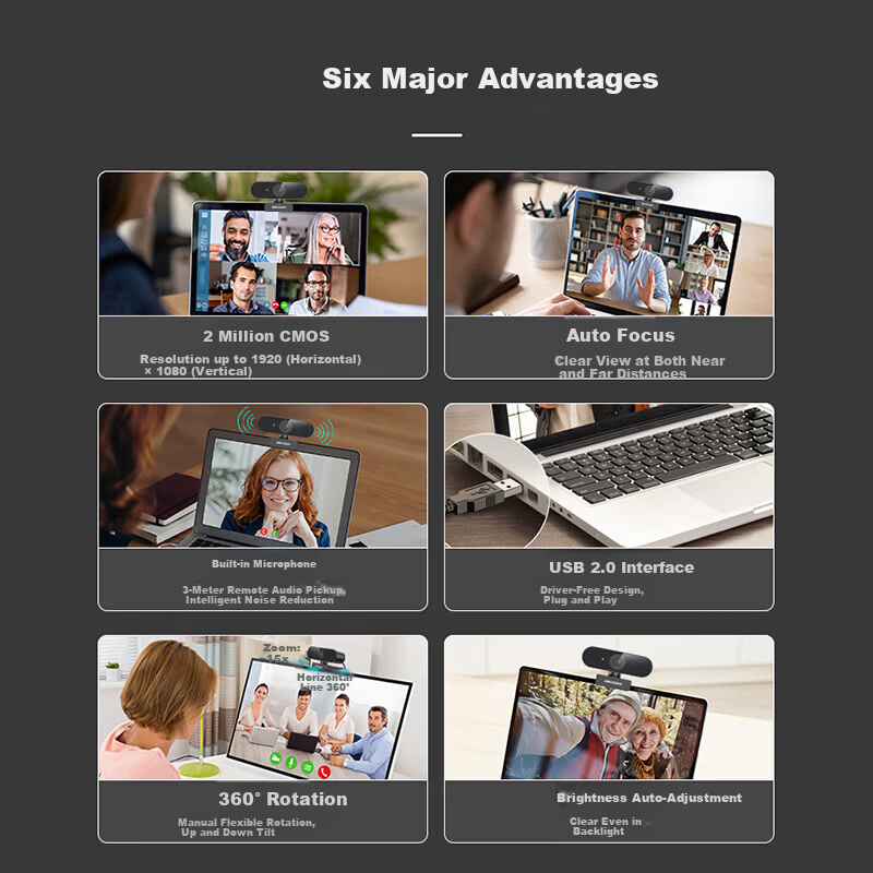 Hikvision HD Conference Webcam with Microphone