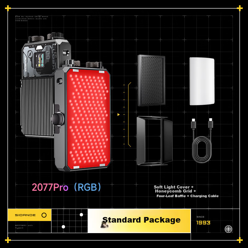Sidande X2077 Pro 80W RGB LED Light