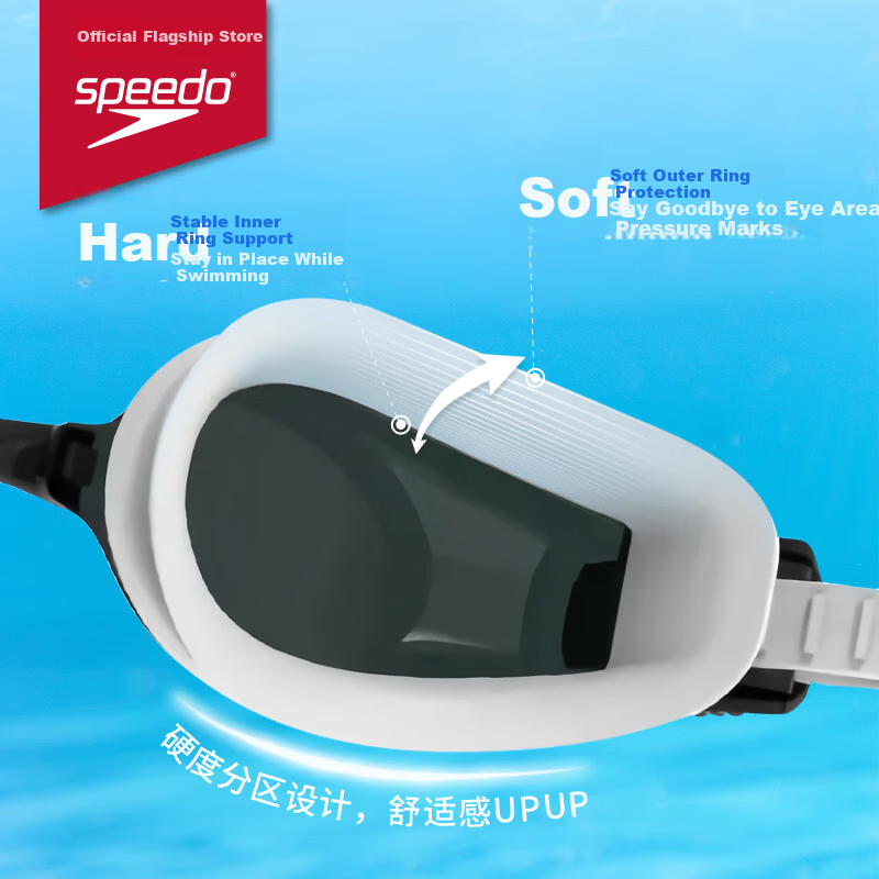 Speedo Freedom Series Swim Goggles - Anti-Fog UV Protection
