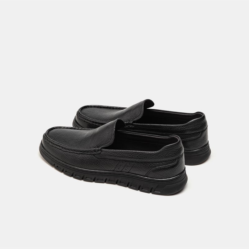 Aokang Autumn Dad Leather Shoes - Business Comfortable Slip-On
