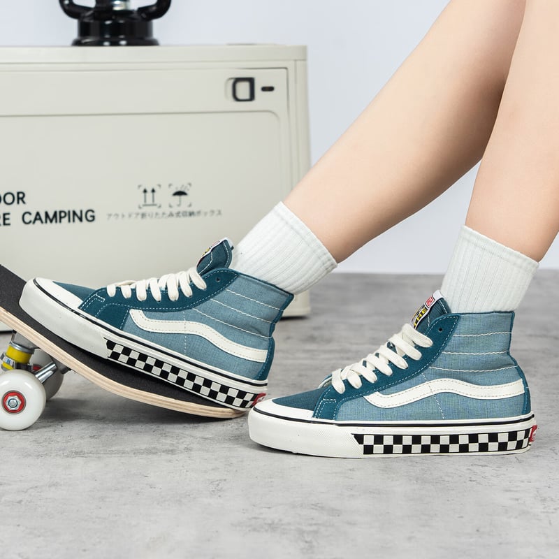 VANS Casual Checkered Canvas Sneakers