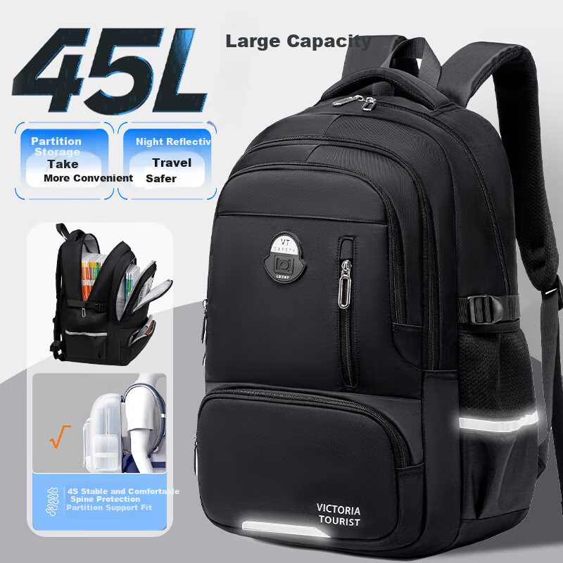 VICTORIATOURIST Schoolbag - Spine-Protecting Backpack