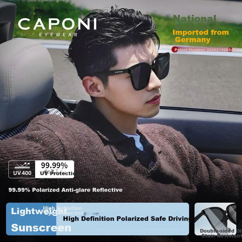 CAPONI Polarized Sunglasses 2025 - Men & Women