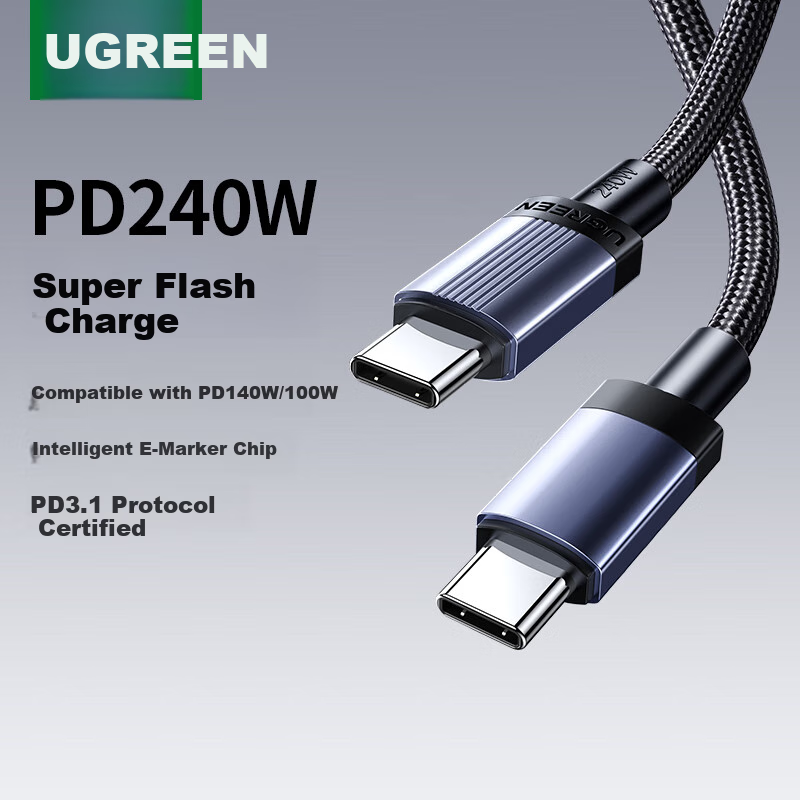 UGREEN Dual-Head Type-C Cable 240W
