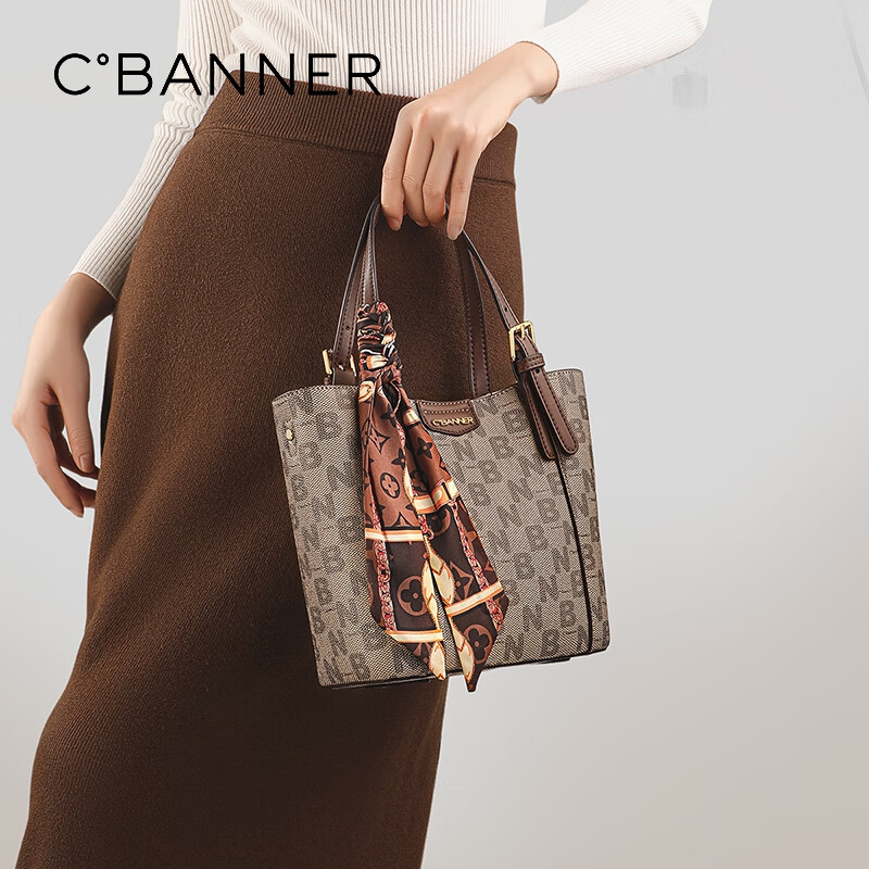 C.BANNER Women's Printed Crossbody Bag - Large Capacity Shoulder Tote