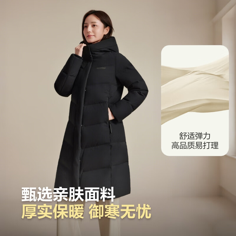 BOSIDENG Women's Warm Hooded Down Jacket