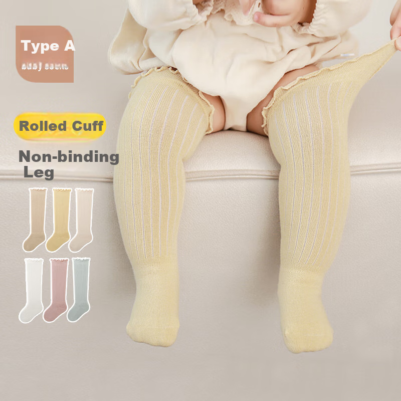 JOYNCLEON Baby Knee-High Socks for 0-3 Months Newborn