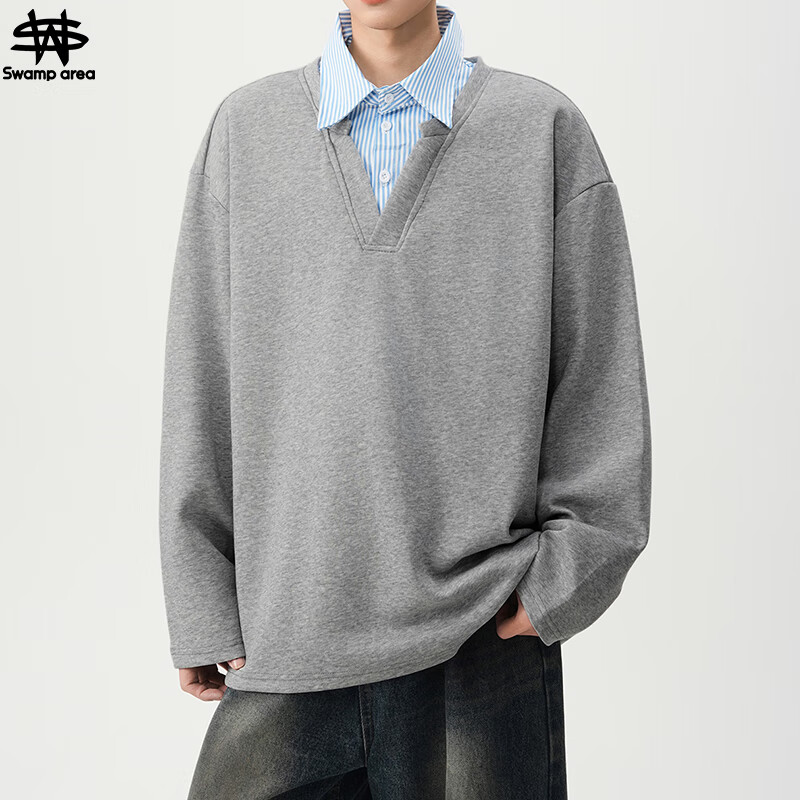 SWAMP AREA Men's Casual Hoodie