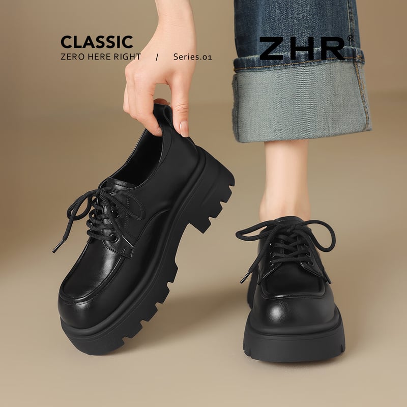 ZHR Women's Loafers Height-Increasing Flats KN16