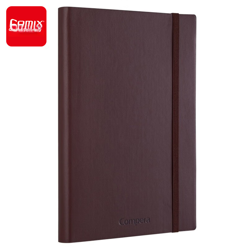 COMIX Soft Leather Business Notebook, Black