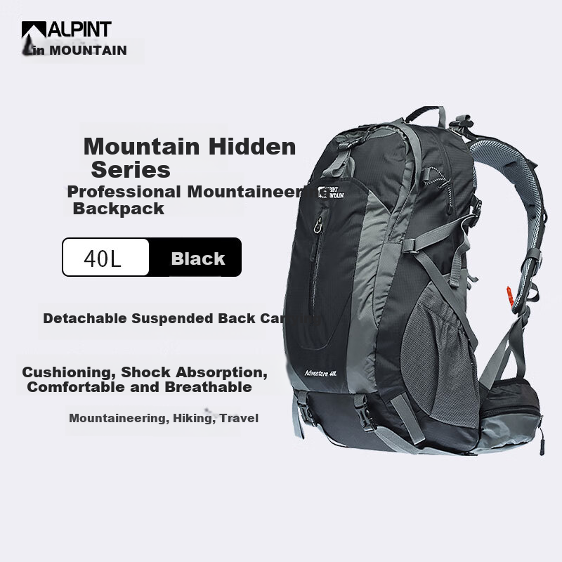ALPINT MOUNTAIN Aiermonte 40L Hiking Backpack