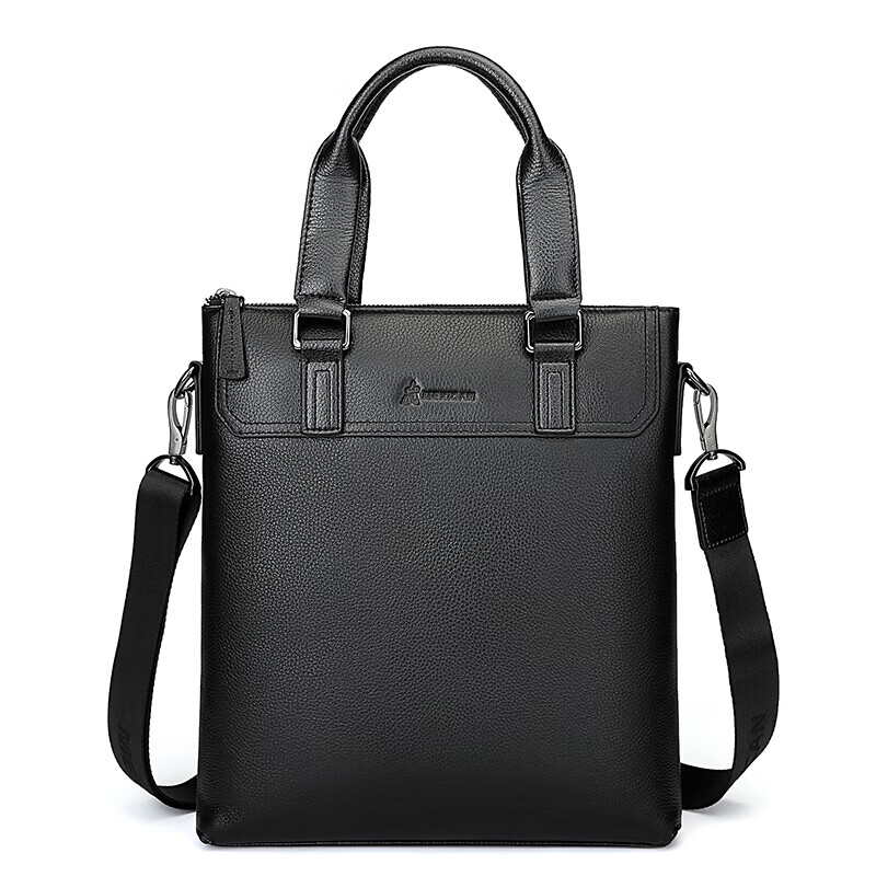 Daocaoren Men's Genuine Leather Business Briefcase