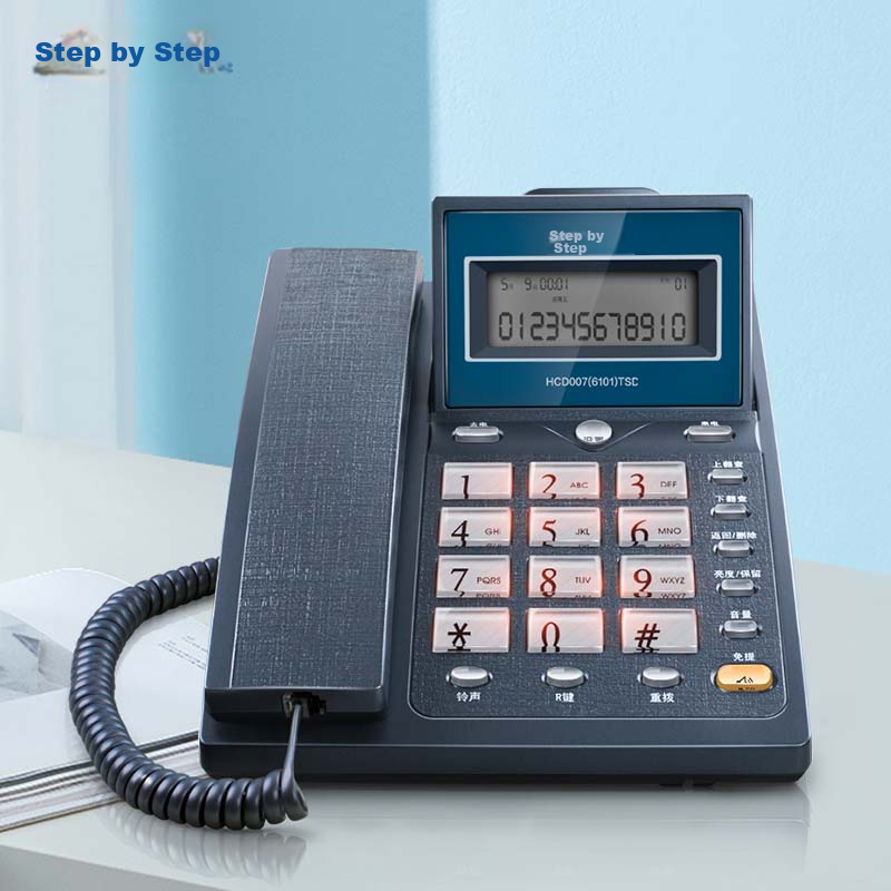 BBK Landline Telephone Corded 60-Degree Rotating Screen