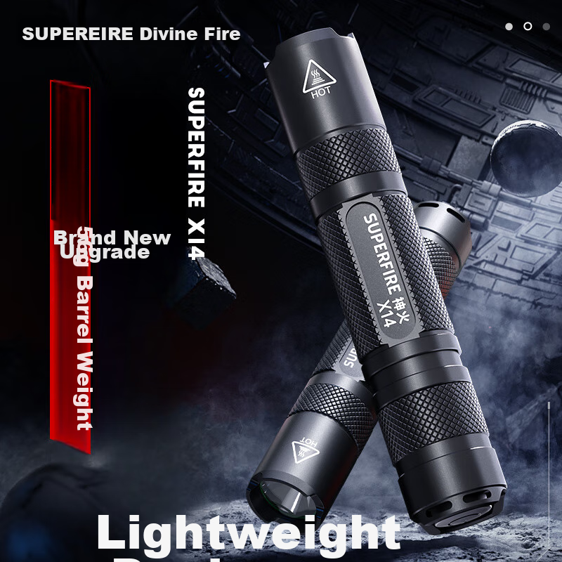 SupFire C8 High-Intensity Flashlight