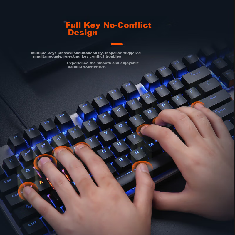 Daraloy EK815 Mechanical Alloy Gaming Keyboard