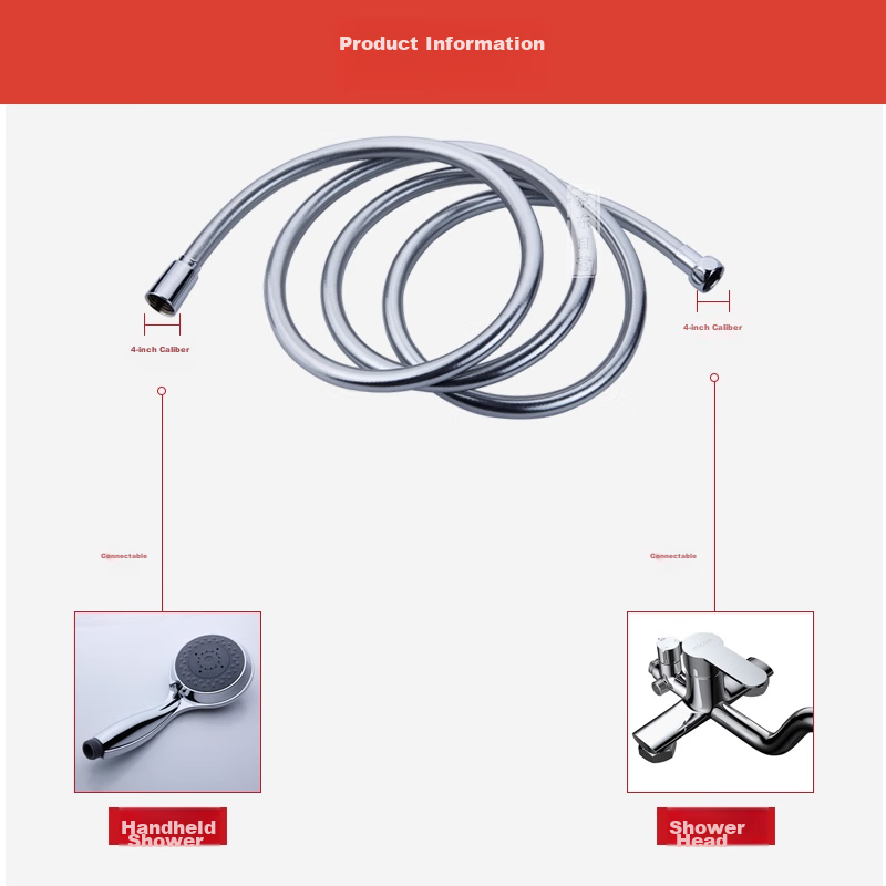 Submarine DG150 1.5-Meter Anti-Tangle Shower Hose