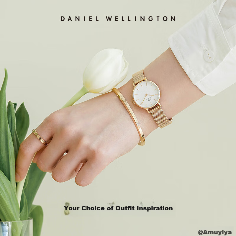 DanielWellington Silver Bangle for Women