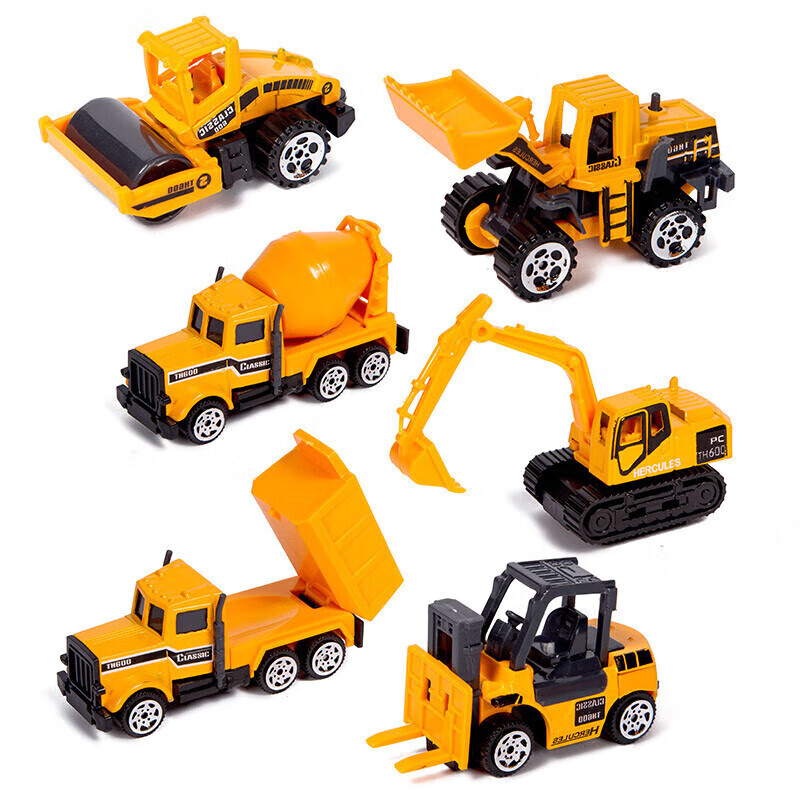 Babamama Mini Construction Vehicles Set