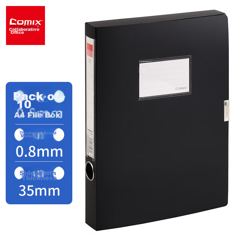 COMIX Adhesive Folder Box - 55mm Classic Style