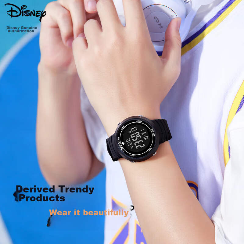 Disney Student Watch - Waterproof Digital Watch for Men & Women